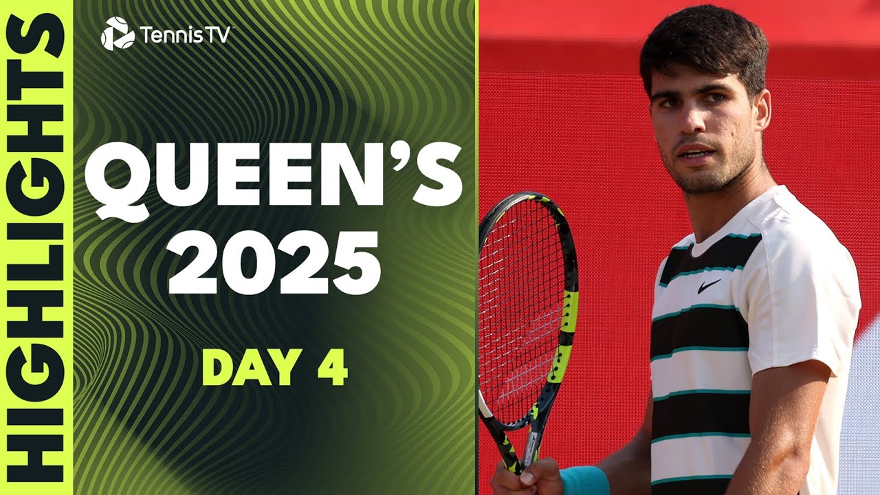 Alcaraz vs Munar Battle; Lehecka, Fearnley, Opelka & More Play | Queen's 2025 Day 4 Highlights
