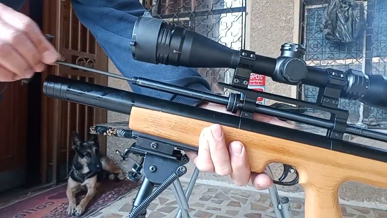 تنضيف سبطانة البندقية p15 بعد رمي ٥٠٠رمية