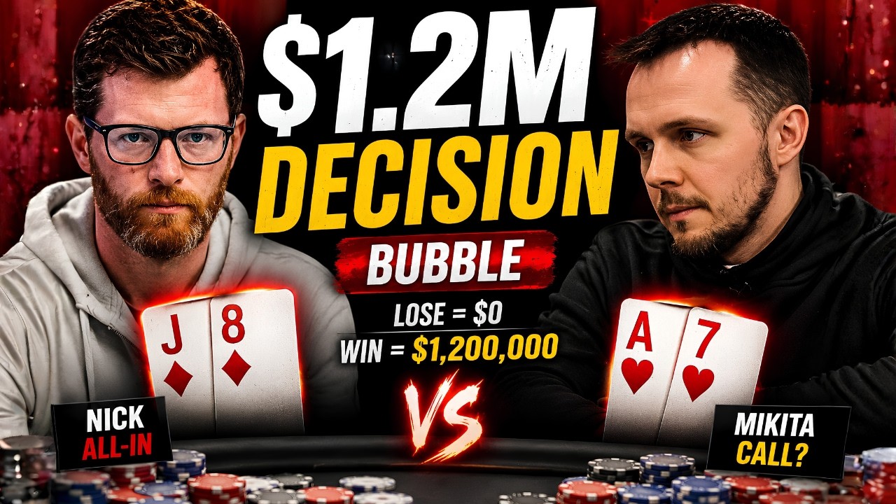 $1,200,000 Was Riding On This Call at the WPT Final Table