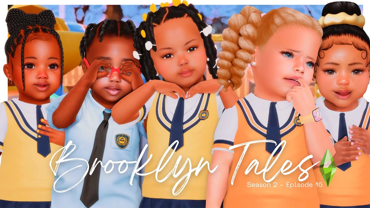 🍼Hazel's First Day of Preschool + Family Vacation | Brooklyn Tales S2E16 | The Sims 4