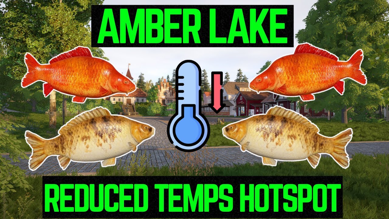 Russian Fishing 4 Very ACTIVE Spot Reduced temperatures (Amber Lake)