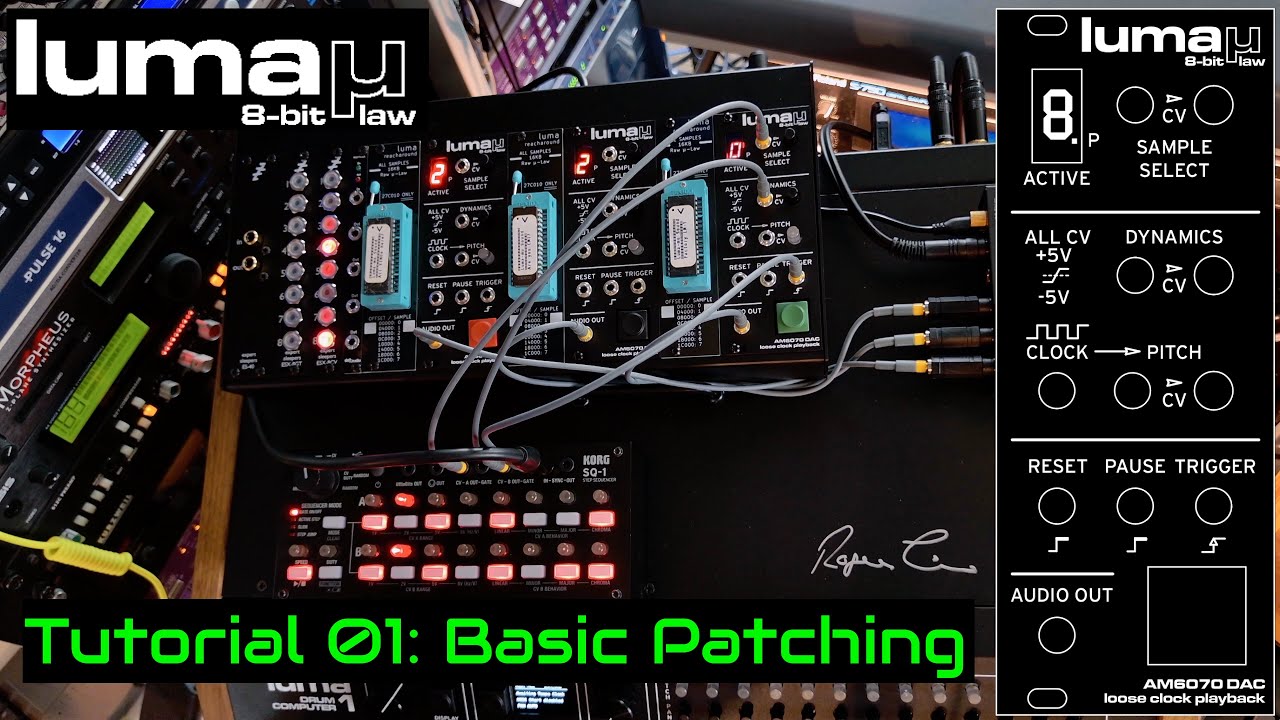 Luma-mu - Tutorial 01 - Basic Patching
