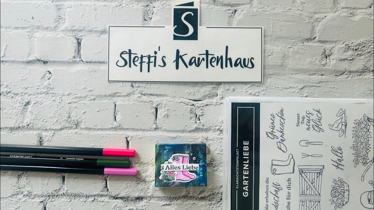 Ich zeige euch meinen Onstage Swap Postit Block aufpeppen Gartenliebe Stampin up