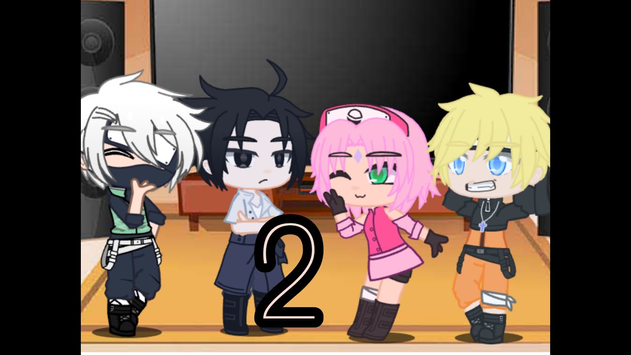 El equipo 7 reacciona al rap de Sasuke//Parte 2//Gacha club//