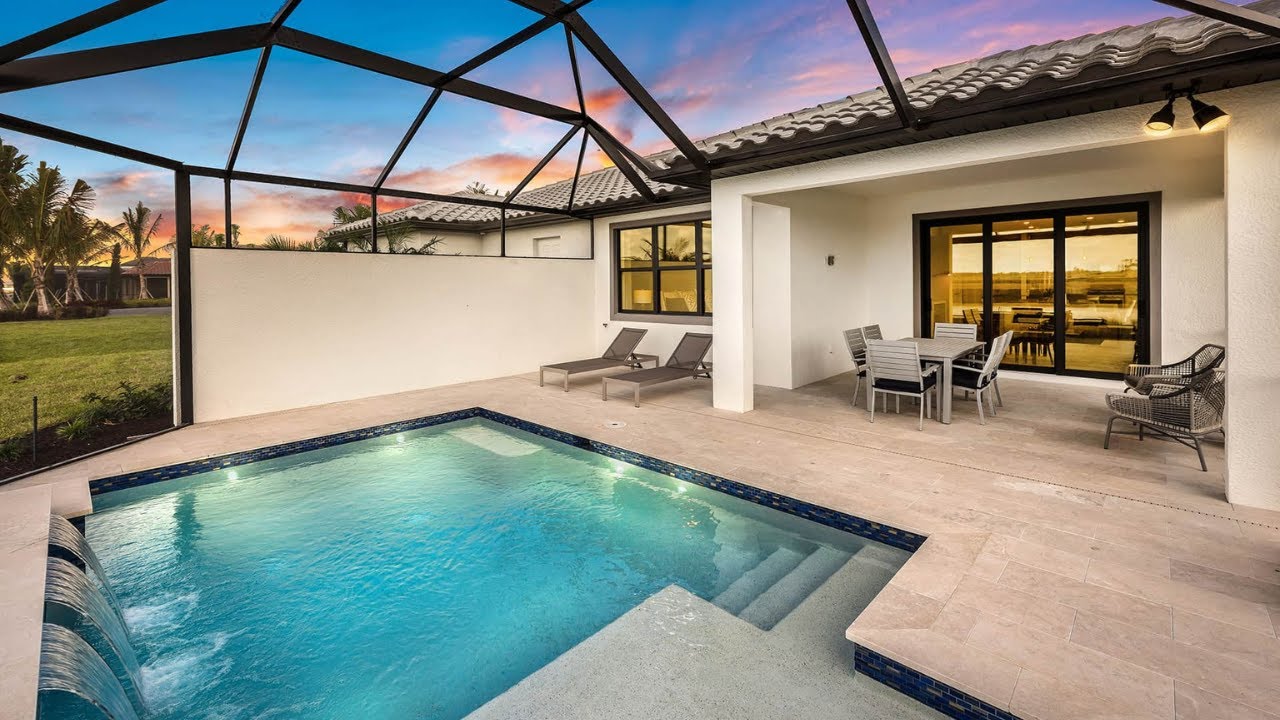 TOUR ESPLANADE LAKE CLUB FORT MYERS , FL | ELLENWOOD VILLA FLOOR PLAN | STARTING IN THE LOW 500's