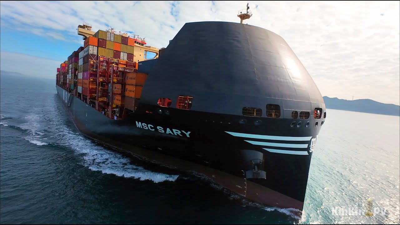 MSC SARY - New build container vessel 11400 TEU | Cinematic FPV | DJI O4 Air Unit Pro (4K) 