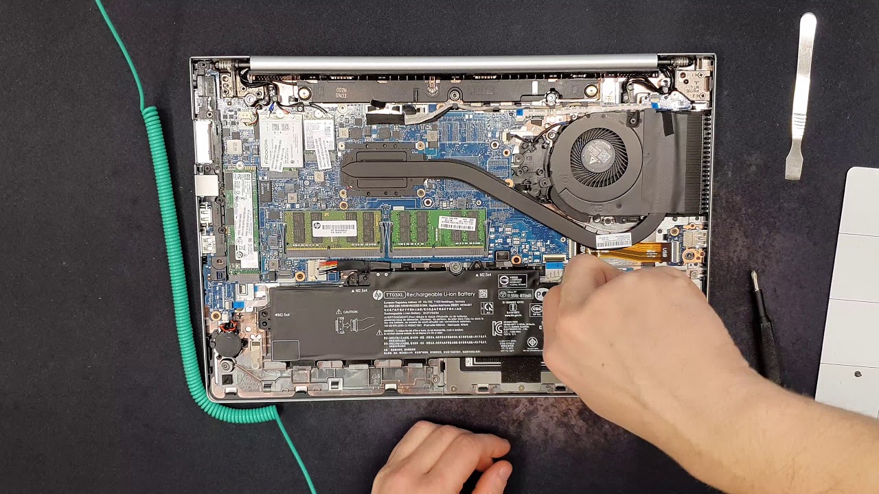 HP Elitebook 850 G6 Dissasembly, HD, RAM & Battery Replacement