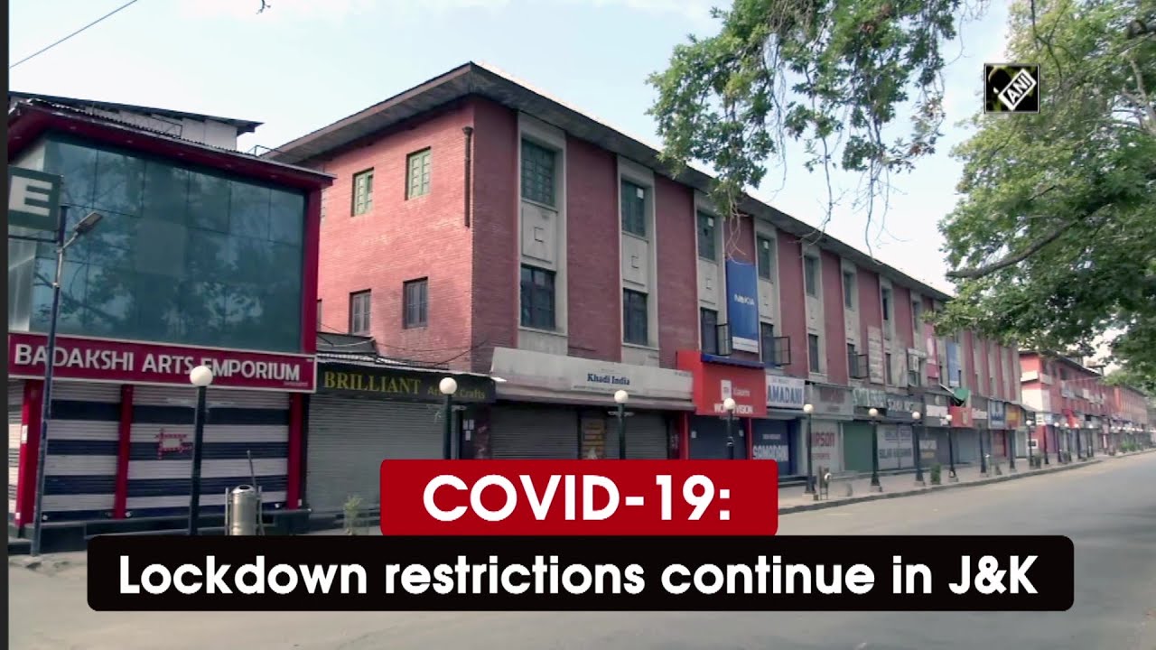 COVID-19: Lockdown restrictions continue in J&K
