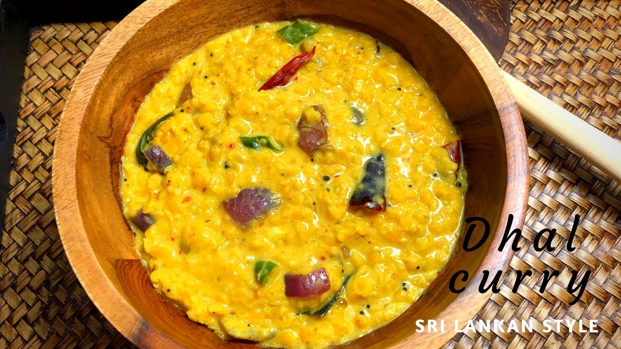 Sri Lankan Dhal Curry- Lentil/Dal dish පරිප්පු තෙම්පරාදුව