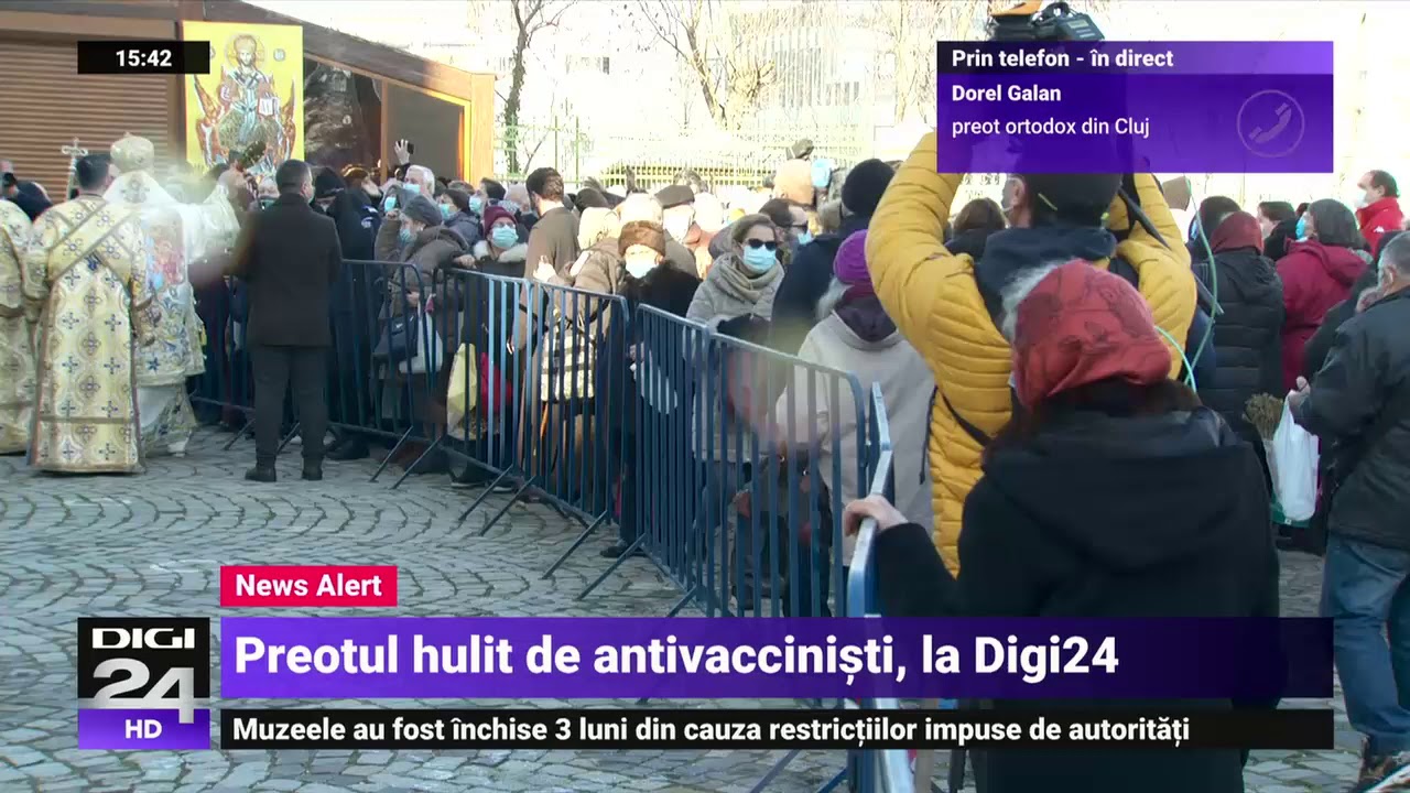 Preot atacat după ce a pledat pentru vaccinare