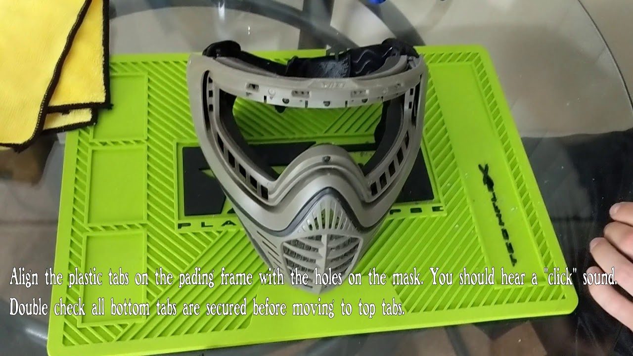 DIY Virtue Vio Paintball Mask Lens & Foam Pad Replacement