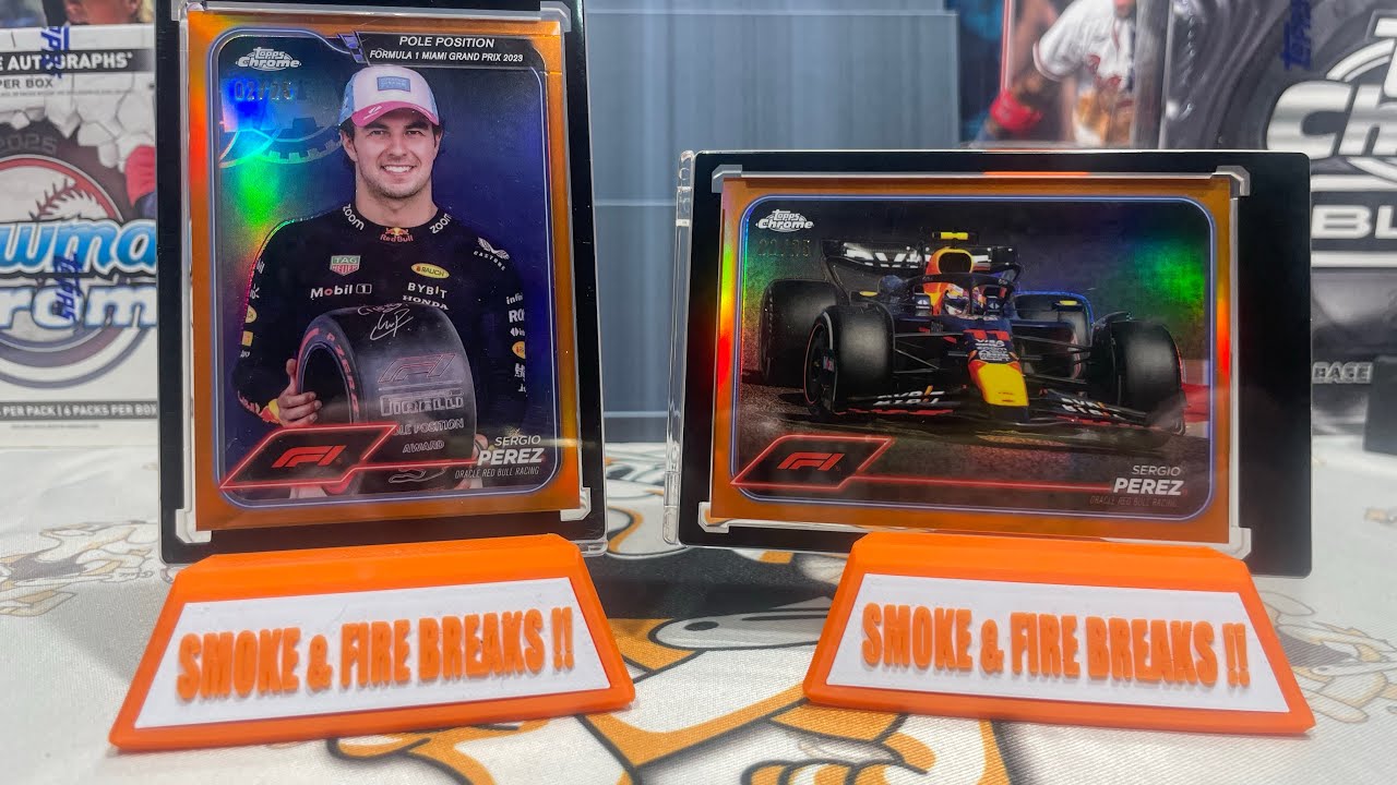 Topps chrome 2024 F1 Fire!!!!! CASE HIT!!!!! and LOW NUMBER HELMET +++ Wow!!!!!