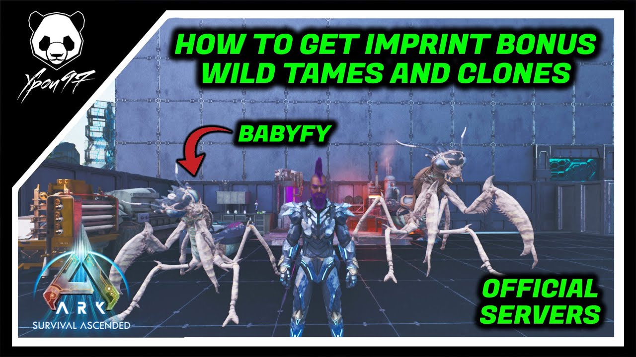 How To Get Imprint Bonus On Wild Dinos Or Clone Dinos | ARK: Survival Ascended