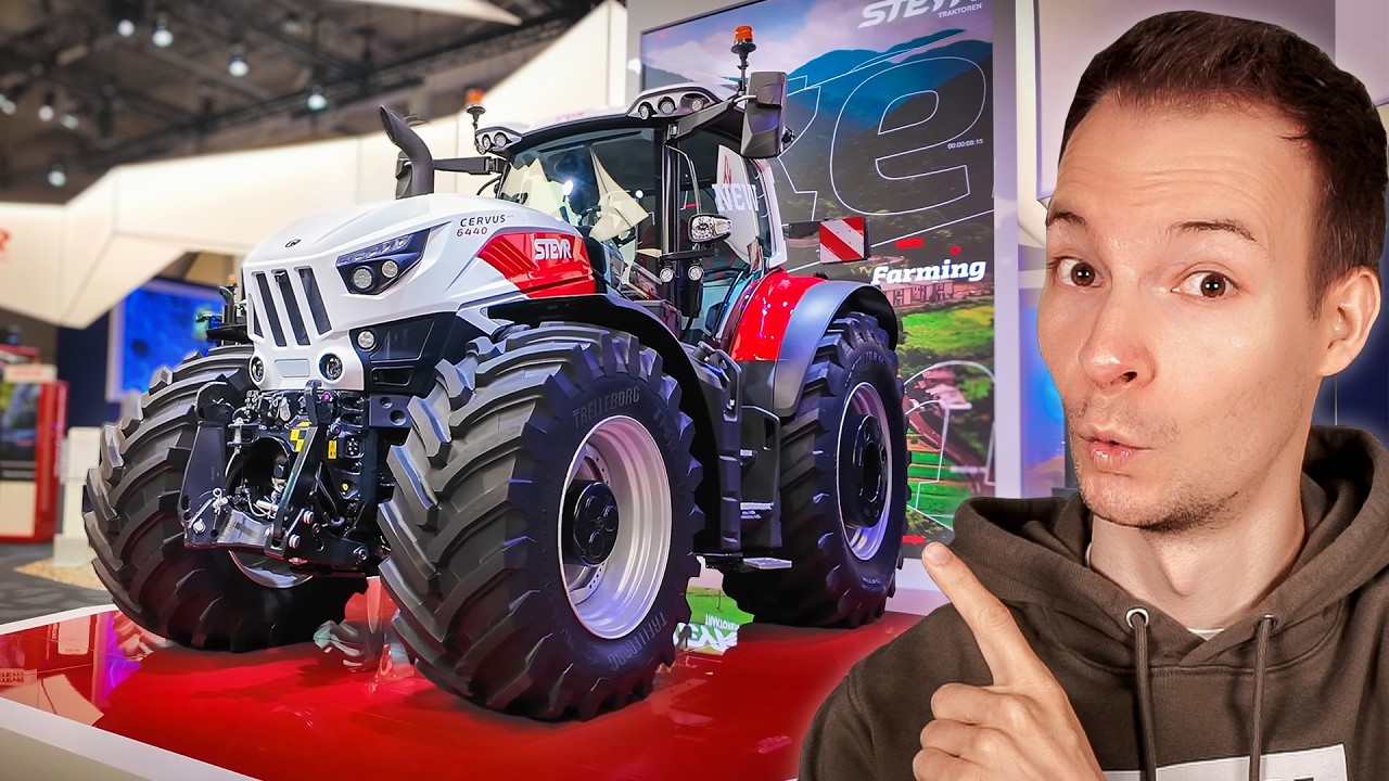 Neuer Steyr Cervus 440: Luxus-Traktor mit über 400 PS! | Ansgar reagiert