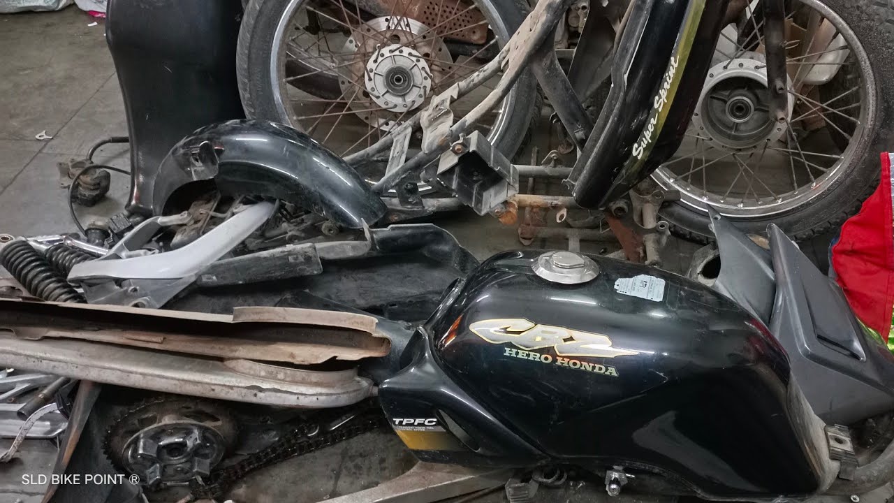 ✅ full Restoration and self install Hero Honda cbz old model part-0 SLD BIKE POINT ® | hyderabad