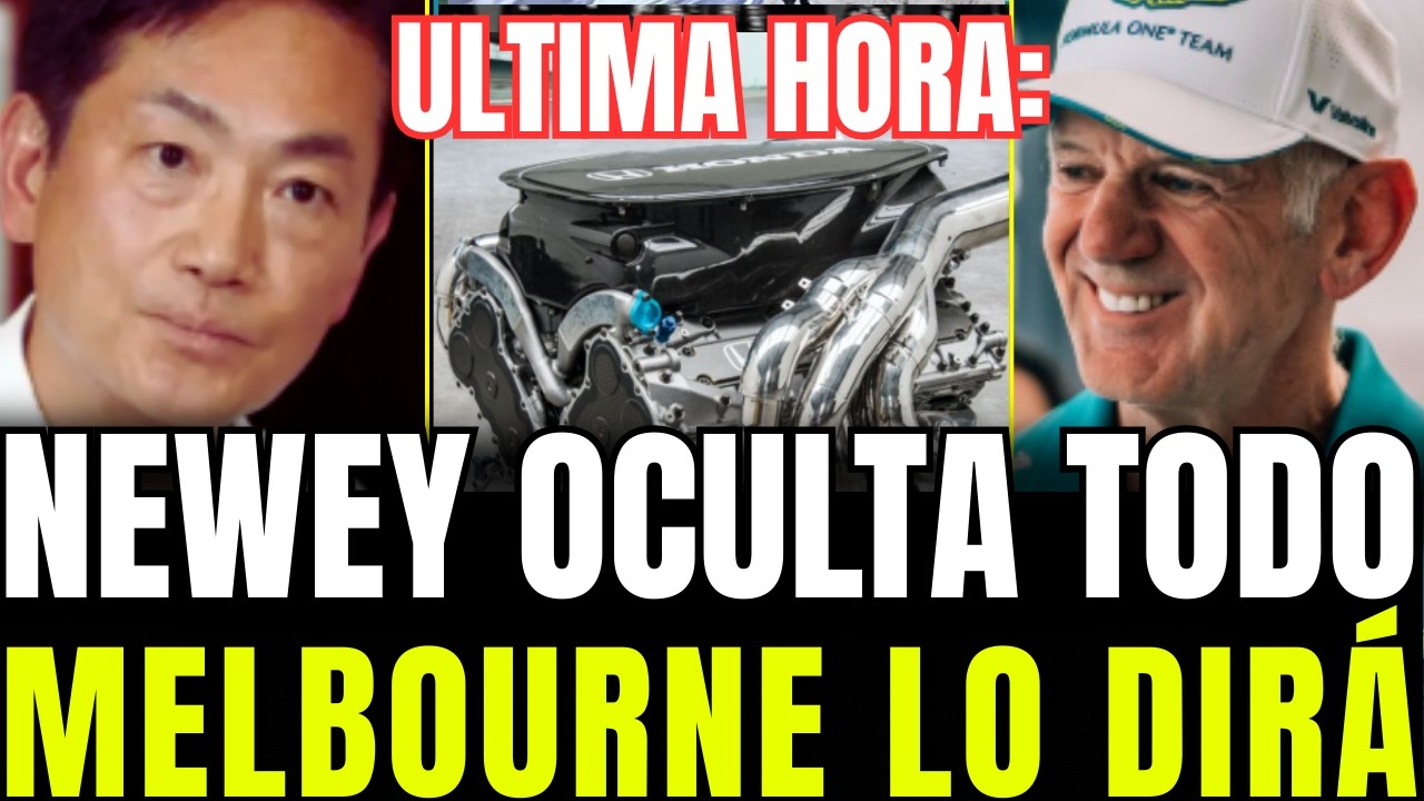 🚨BOMBAZO en el PADDOCK! ADRIAN NEWEY y ALONSO JUEGA AL DESPISTE CON EL AMR26: HONDA TIENE LA CLAVE🔥