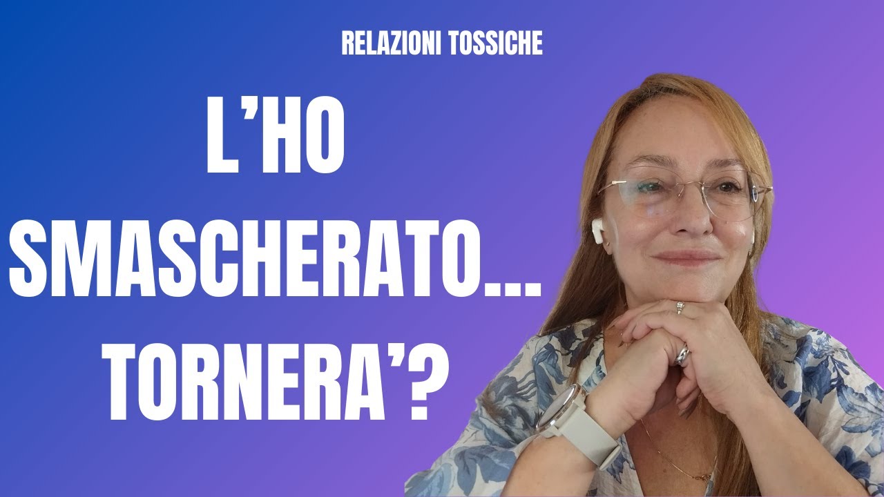 L'HO SMASCHERATO..TORNERA'?