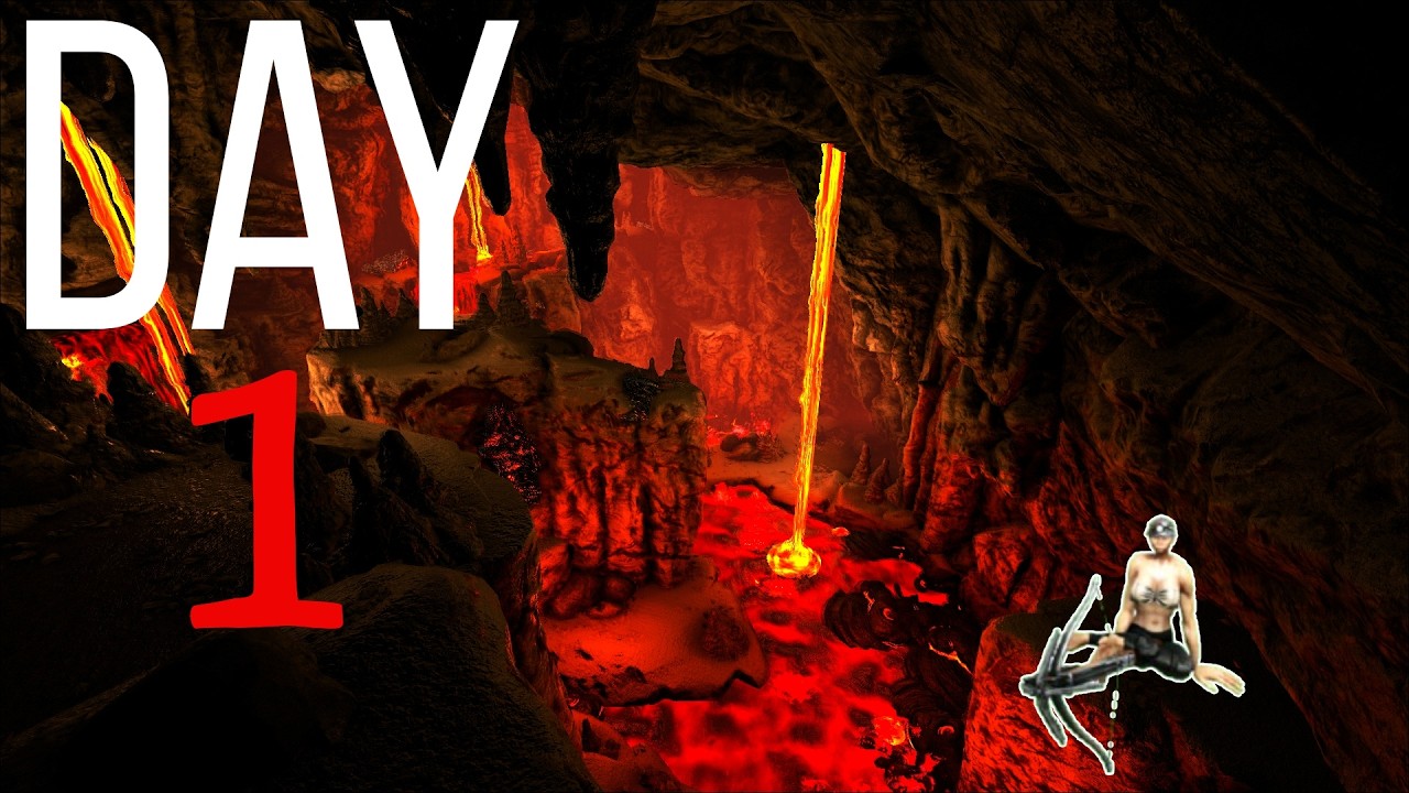 Claiming The Most Underrated Cave Day 1 - ARK: Survival Evolved