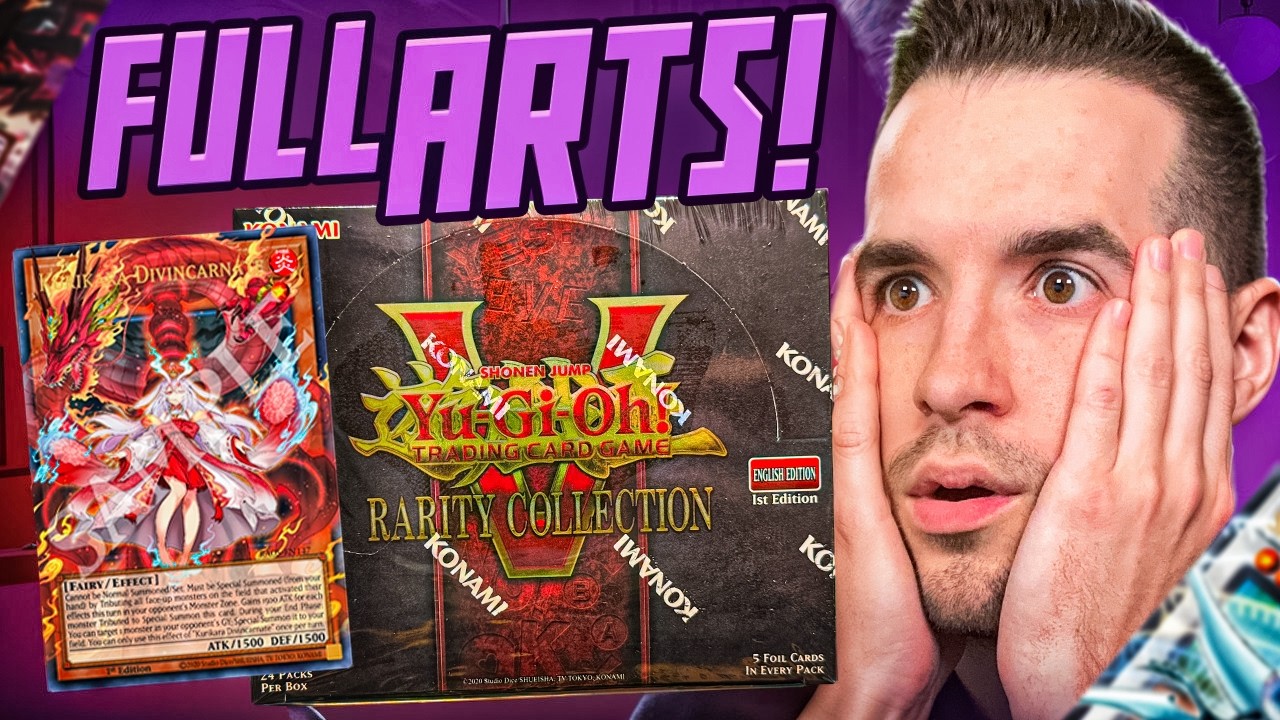Opening Konami's NEW ENGLISH FULL ART Yugioh Card Set (Rarity Collection 5)
