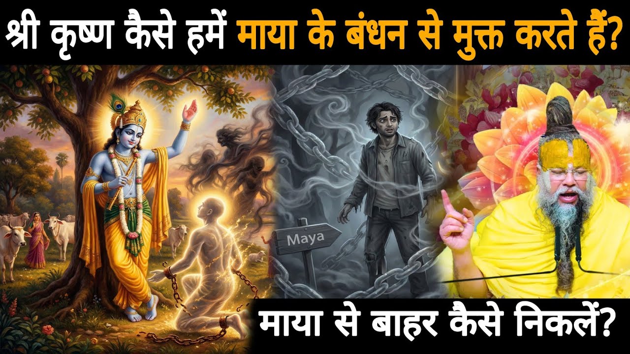 श्री कृष्ण कैसे हमें माया के बंधन से मुक्त करते हैं?-माया से मुक्ति का सरल मार्ग