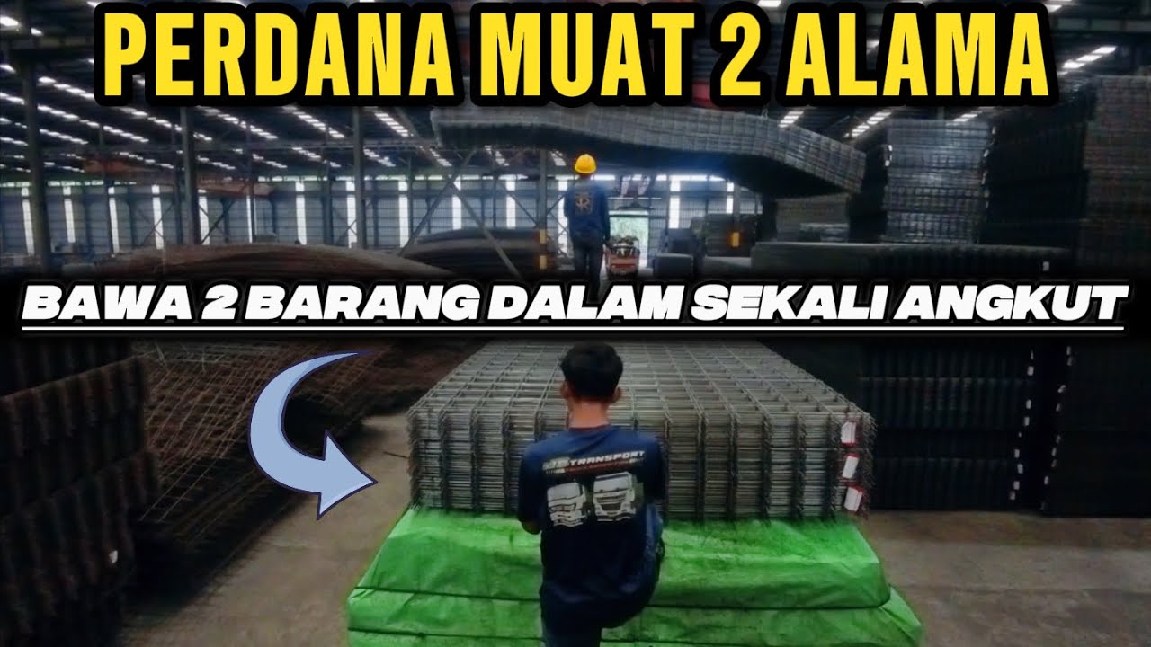Muatan paling susah di terpal // bawa 2 muatan sekaligus..!!