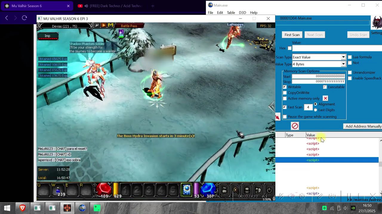 MU VALHIR SEASON 6 EPI 3  Bypass antihack - Hack Mu Online -