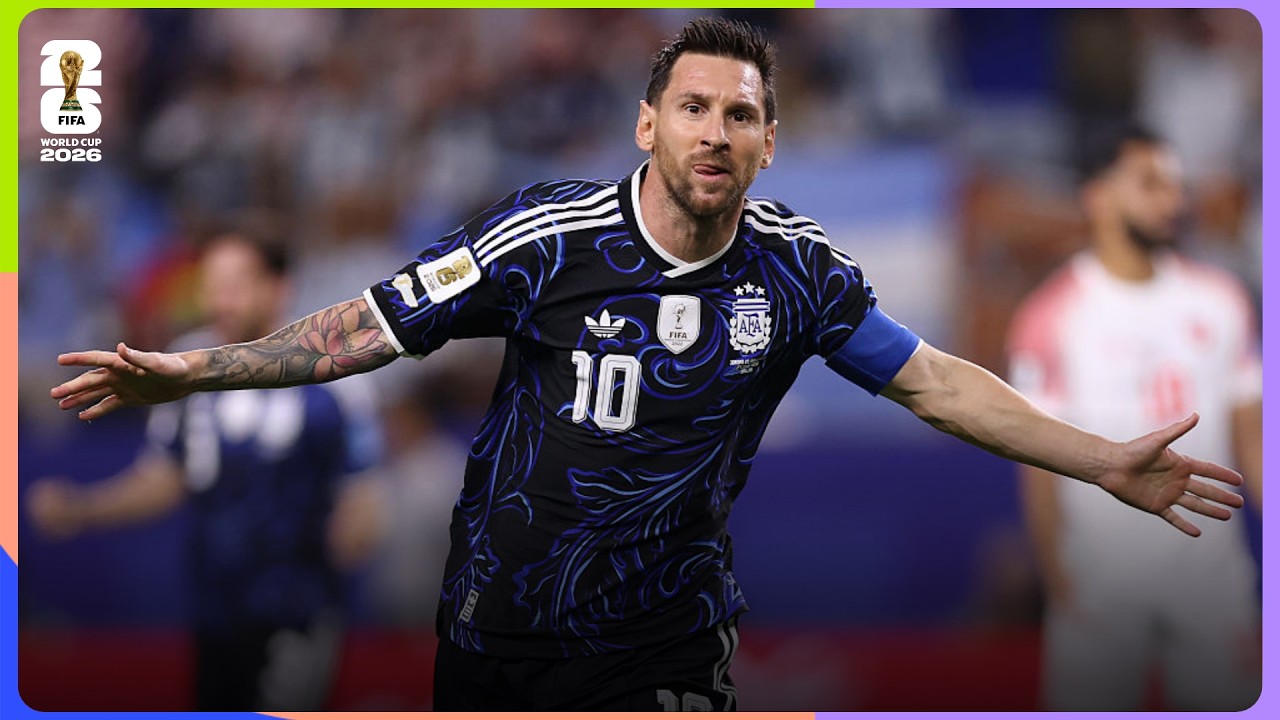 Lionel Messi Goal | Jordan 1-3 Argentina | FIFA World Cup 2026&trade;