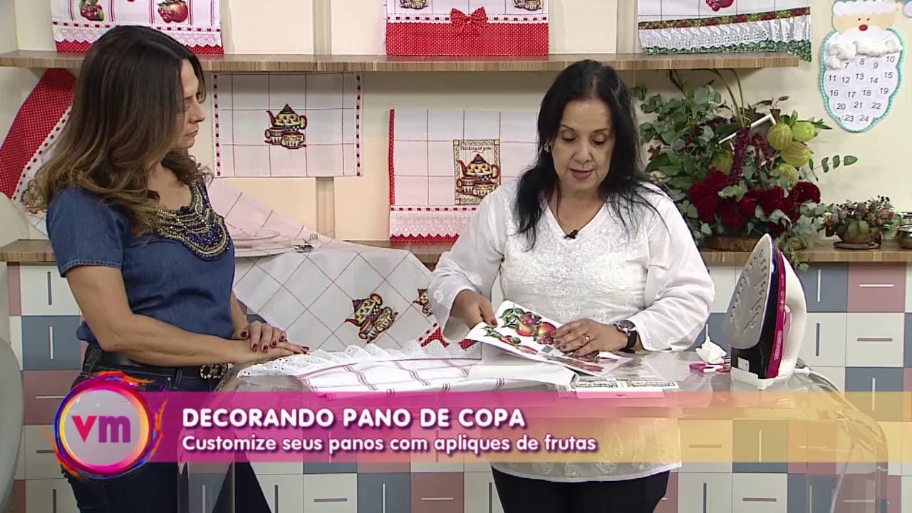 Customize panos de copa com a artes&atilde; Deize Costa - Vida Melhor - 07/12/18