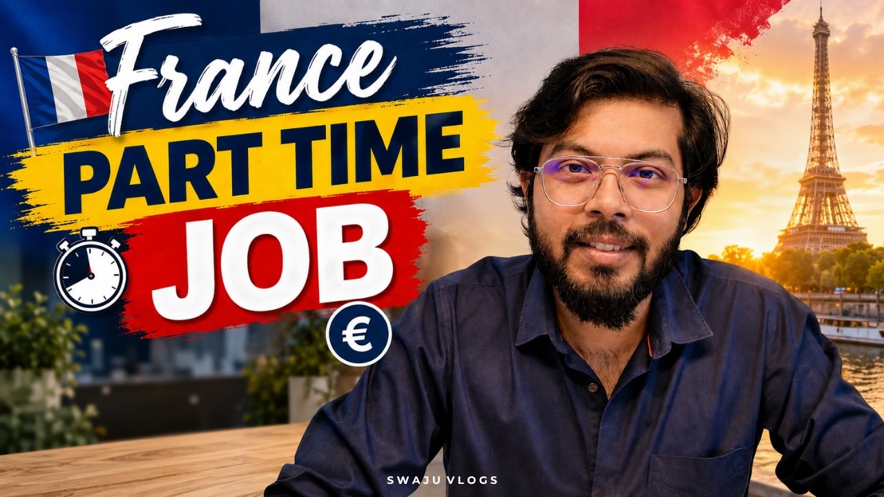 How to Get a Part-time Job in France for Students | French தெரியாம Job கிடைக்குமா? | Earn &euro;800/Month