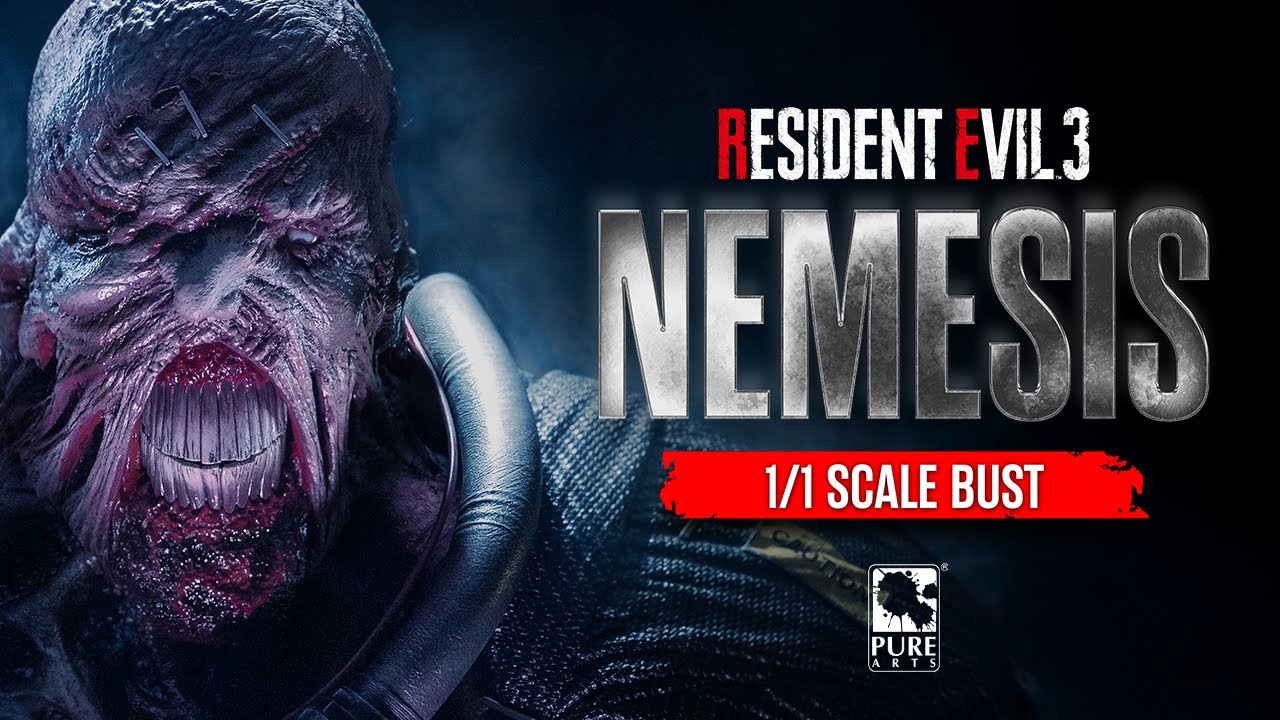 The PureArts Resident Evil 3 Remake Nemesis 1/1 Scale Bust Exclusive Edition Official Trailer!