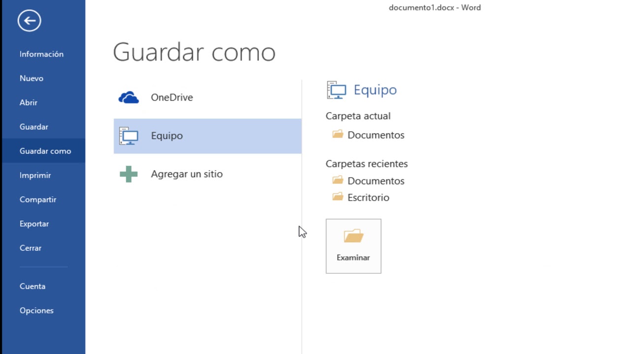 Convertir documentos Office a PDF