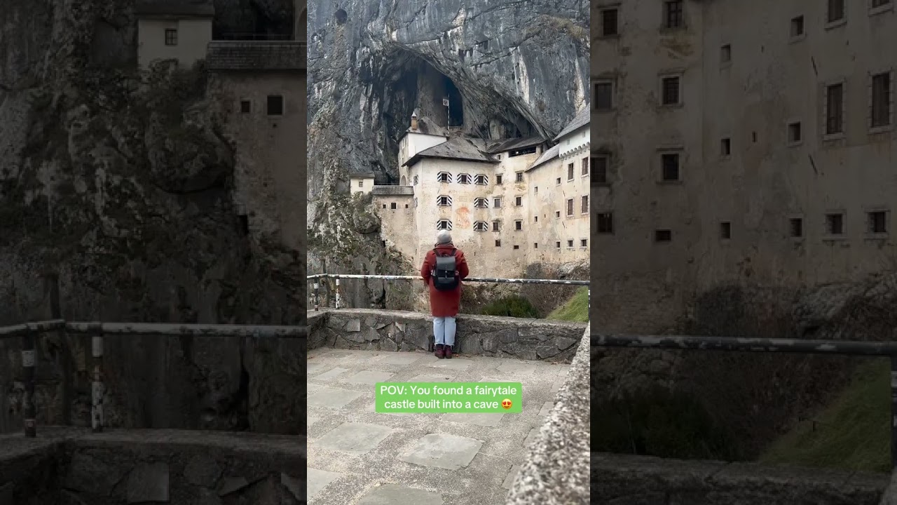 Predjama Castle - a fairytale castle built into a cave. #travel #predjamacastle #slovenia