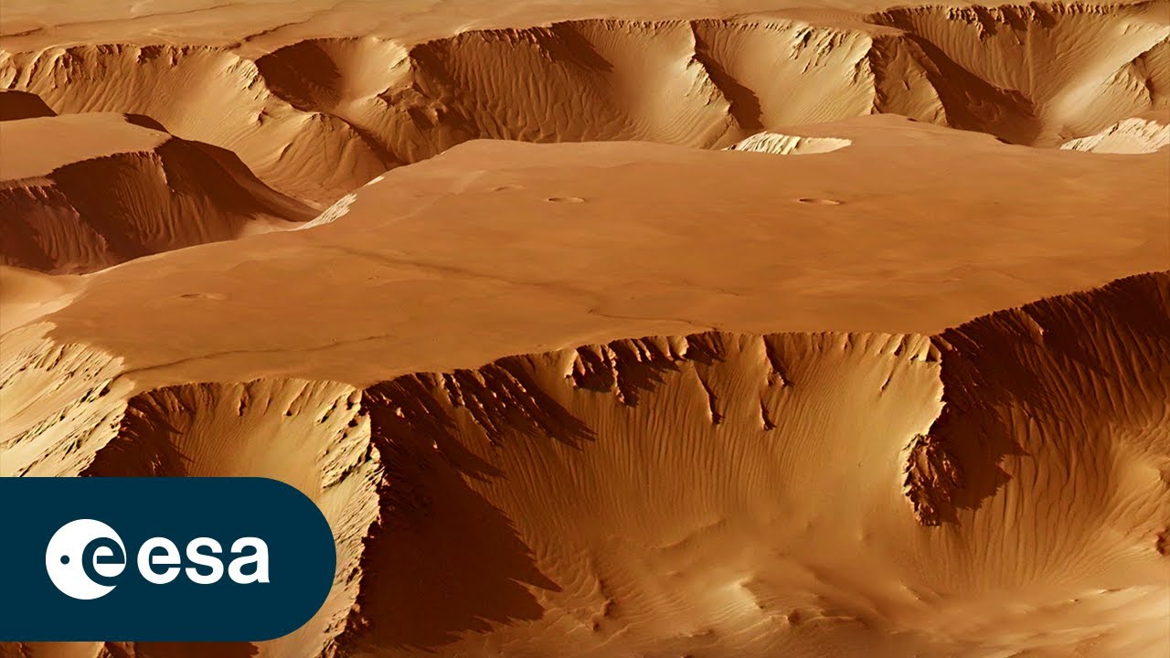 Fly across Mars’ ‘labyrinth of night’ with Mars Express