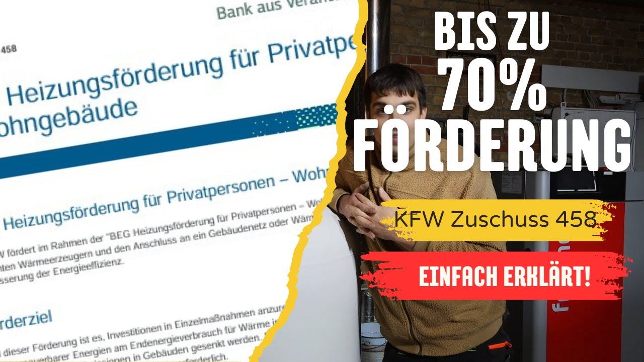 KfW Zuschuss 458 einfach erkl&auml;rt: So sicherst du dir bis zu 21.000 &euro; F&ouml;rderung!