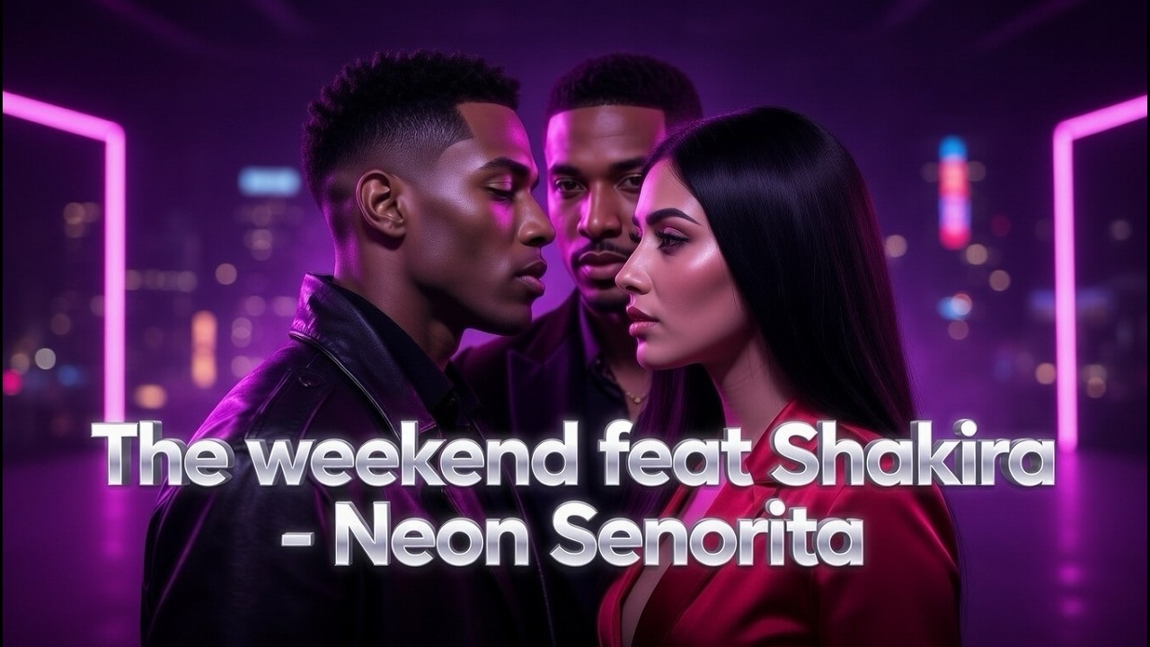 The weekend -Neon Señorita  feat Shakira 🌙 | Sensual R&B x Latin Pop Dance (Official Music Video)