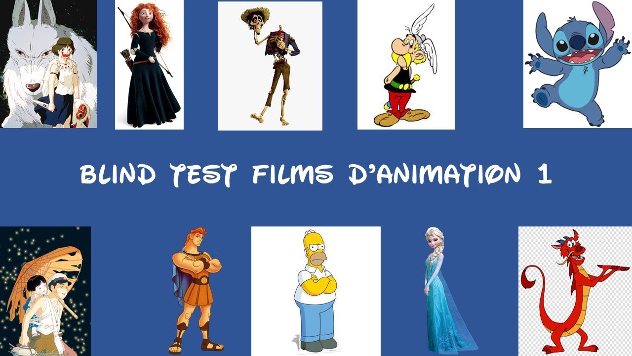 BLIND TEST FILMS ANIMATION 1 : Disney, Ghibli, Dreamworks