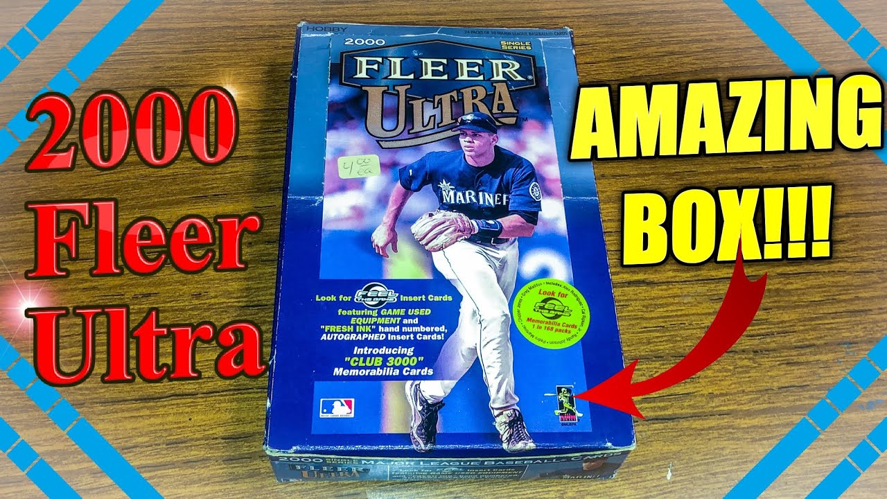 AMAZING BOX OF 2000 FLEER ULTRA BASEBALL CARDS!!! LOW # PARALLELS + DIE-CUTS + HOFers!!!