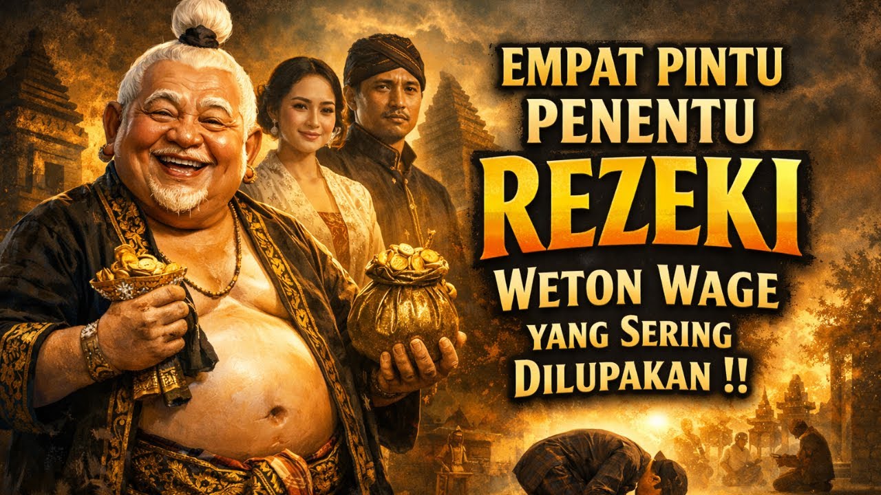 BONGKAR RAHASIA PRIMBON !!! INILAH 4 PINTU PENENTU REZEKI WETON WAGE TERNYATA,,