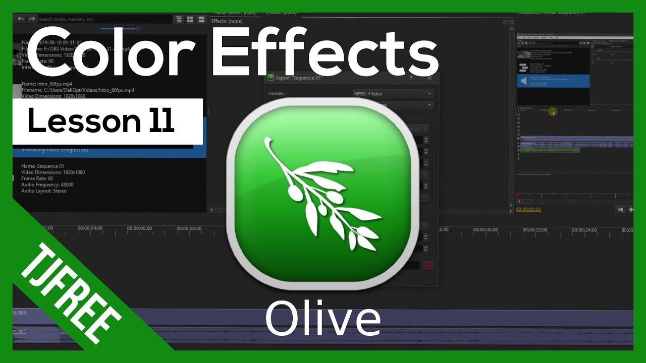 Урок 11 по Olive - Цветокоррекция и цветовые эффекты