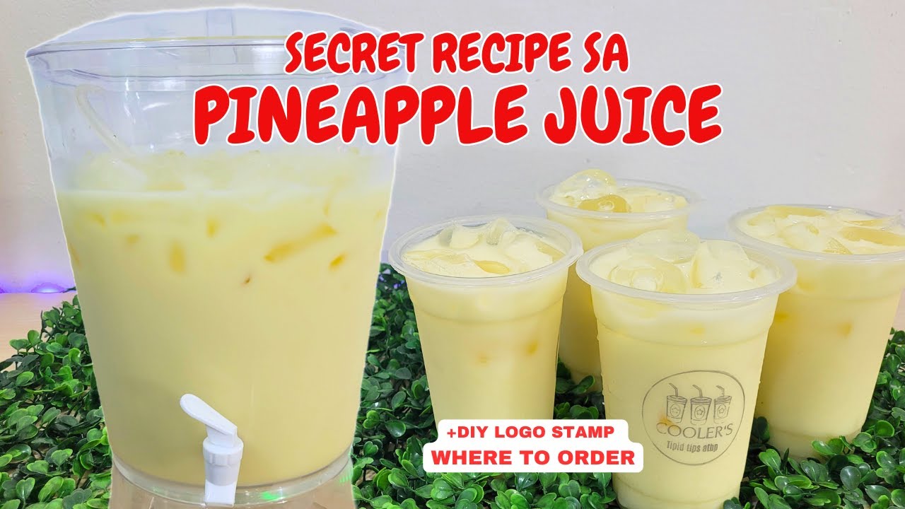 SECRET RECIPE SA PINEAPPLE JUICE | Tipid Tips atbp