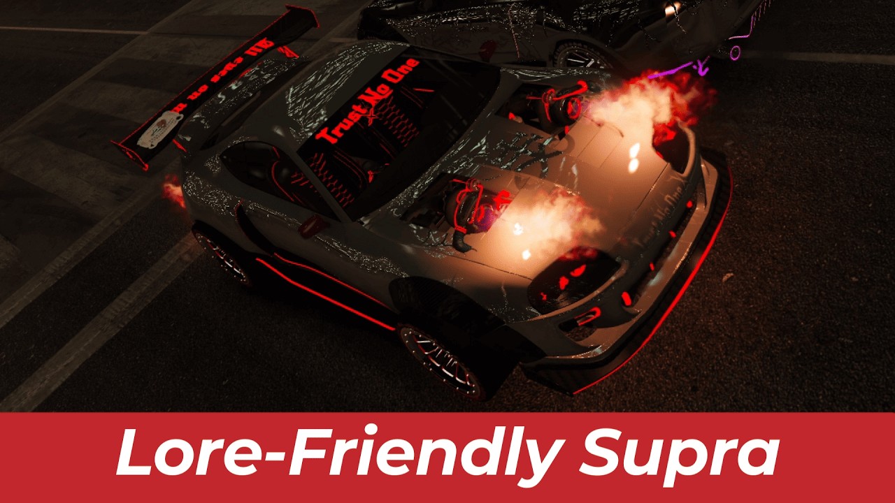 Lore-Friendly Supra GTA 5 Fivem | Custom Car Fivem | Optimized