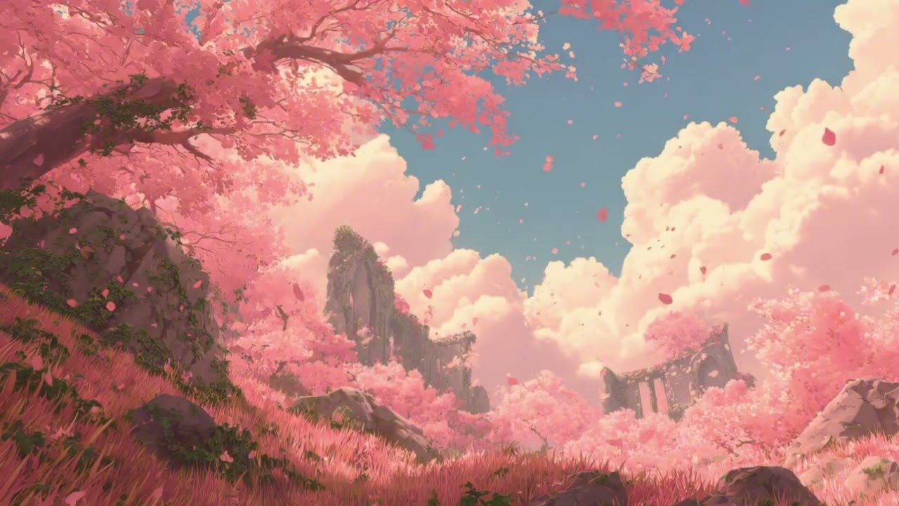 Soft Fantasy Lofi for Study & Focus | Floating Garden Ambience