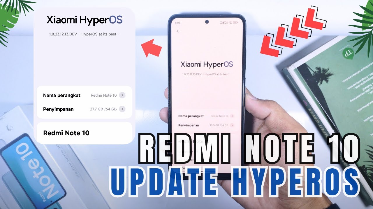 Cara Update HyperOS diHP Redmi Note 10 Mojito/ Sunny
