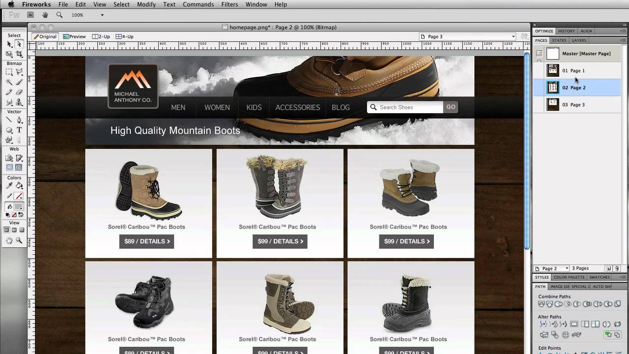 5 Things I Love About Adobe Fireworks for Designing Websites