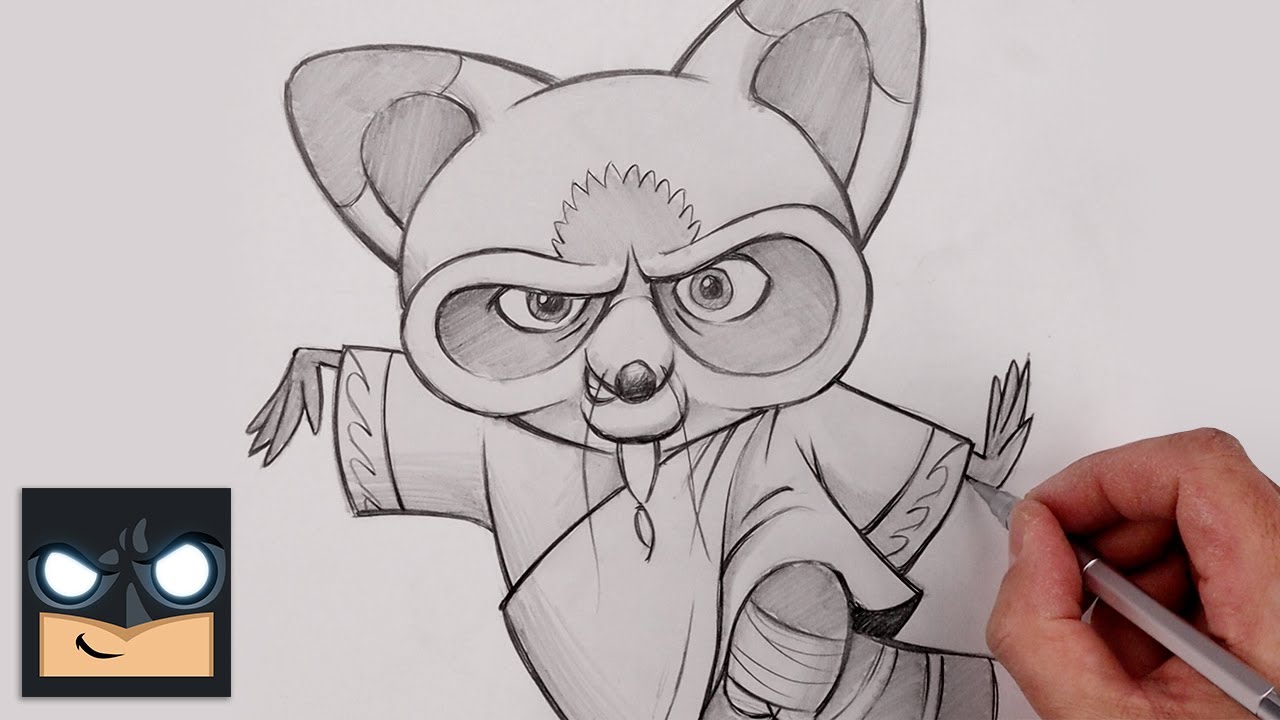 How To Draw Master Shifu | Sketch Tutorial (Step-by-Step)