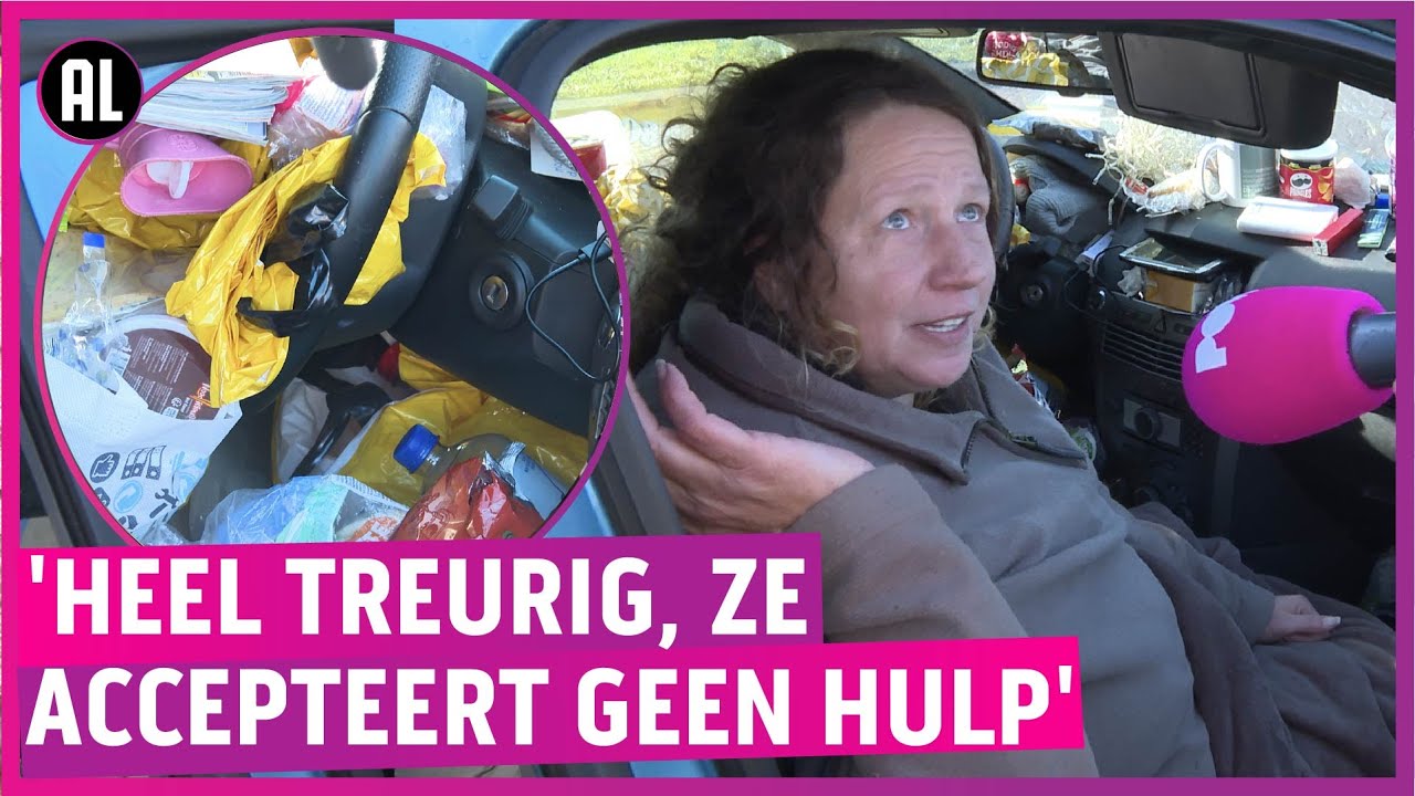 Tamara weigert hulp en woont met hond in auto