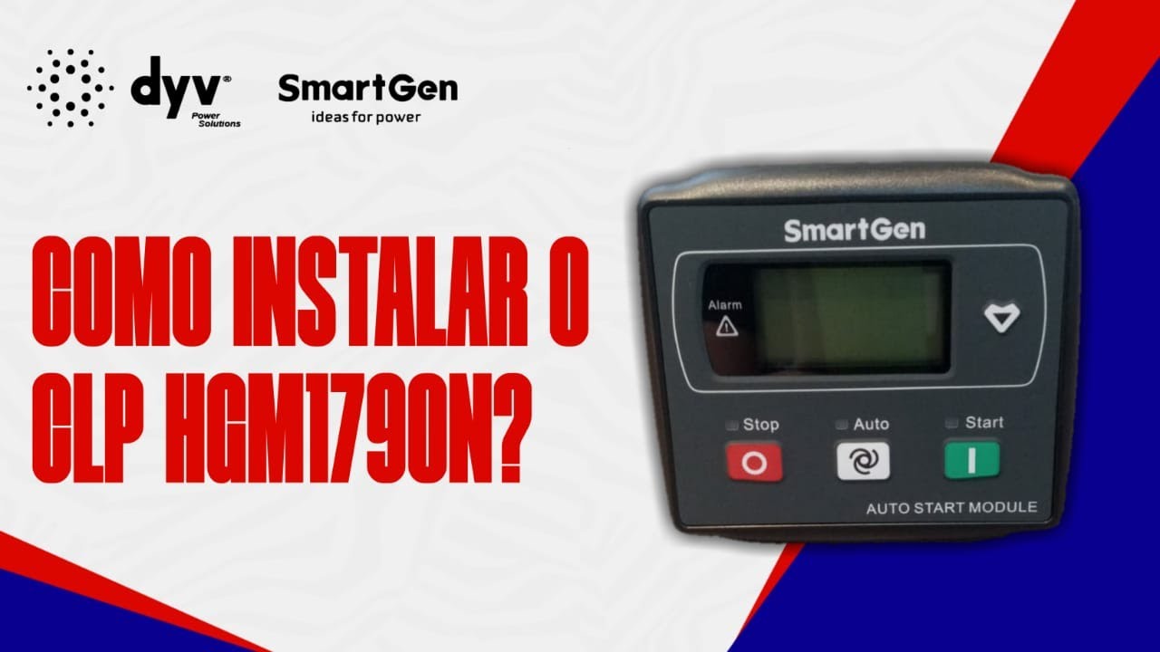 SmartGen: Como instalar e parametrizar o CLP HGM1790N?