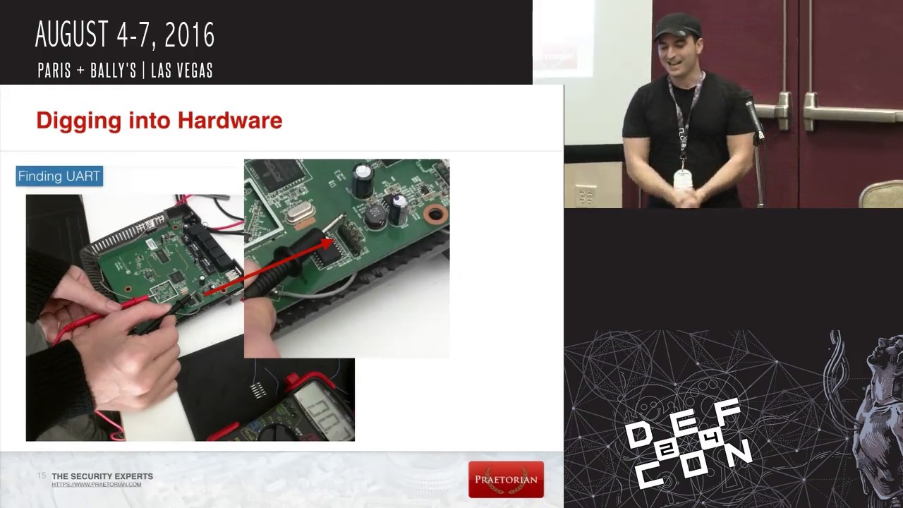 DEF CON 24 Internet of Things Village - Elvis Collado - Reversing and Exploiting Embedded Devices