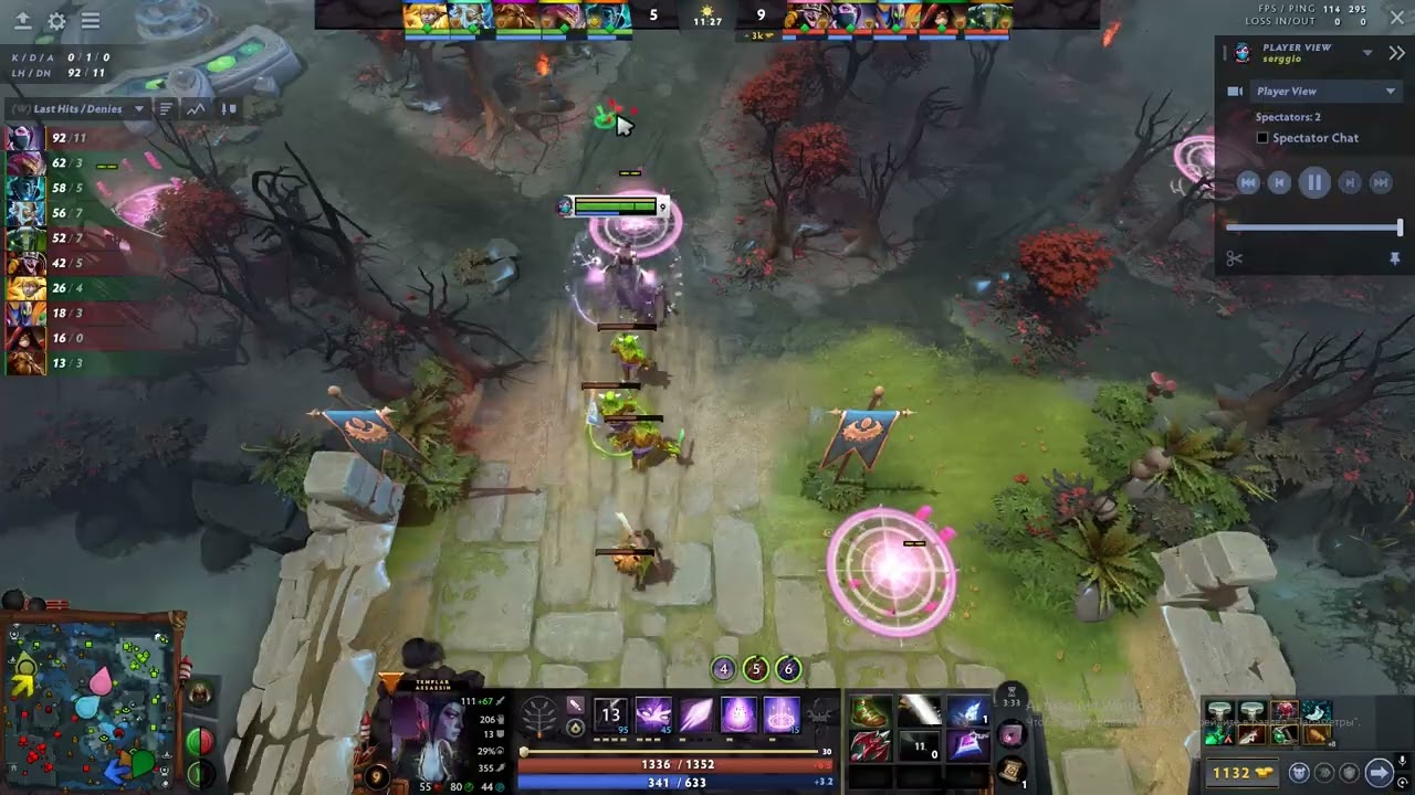 15K MMR Templar Assassin | Smartest Carry Domination | Full Game