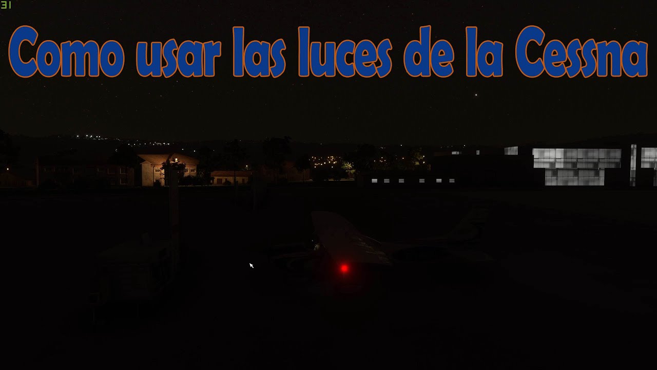 Tutorial | CESSNA 172 GARMIN | Como y cuando usar las luces.